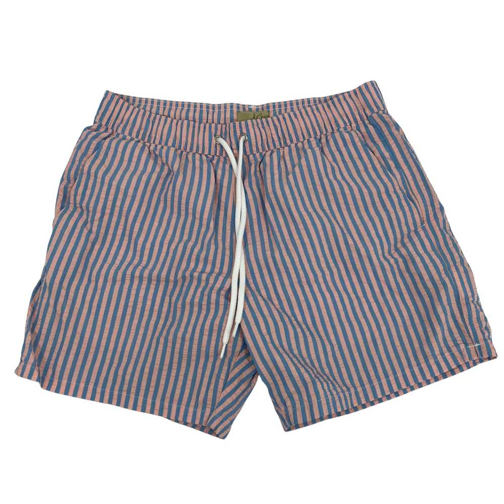 J. Crew Pink Striped Athletic Beach Shorts | Size M